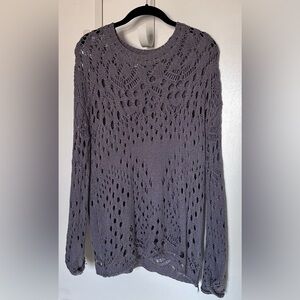 KyeMi Purple Gray Sweater